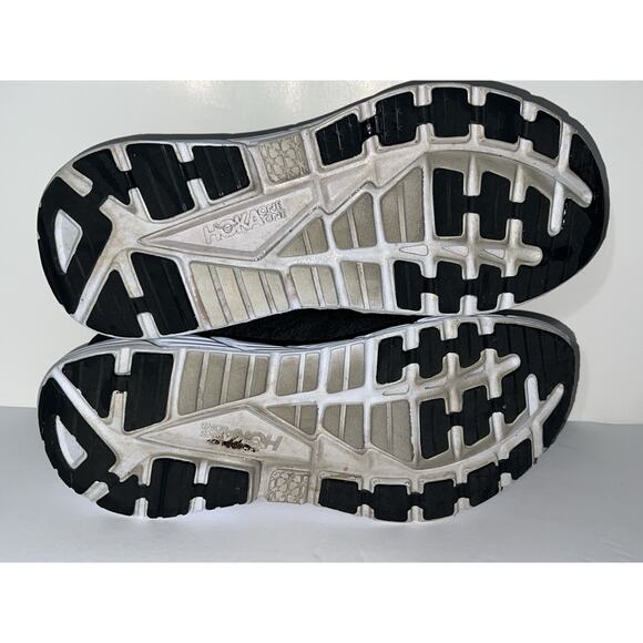 Hoka One One Mens Gaviota 4 1123198 BWHT Black Running Shoes Sneakers Size 12.5D - Picture 3 of 11